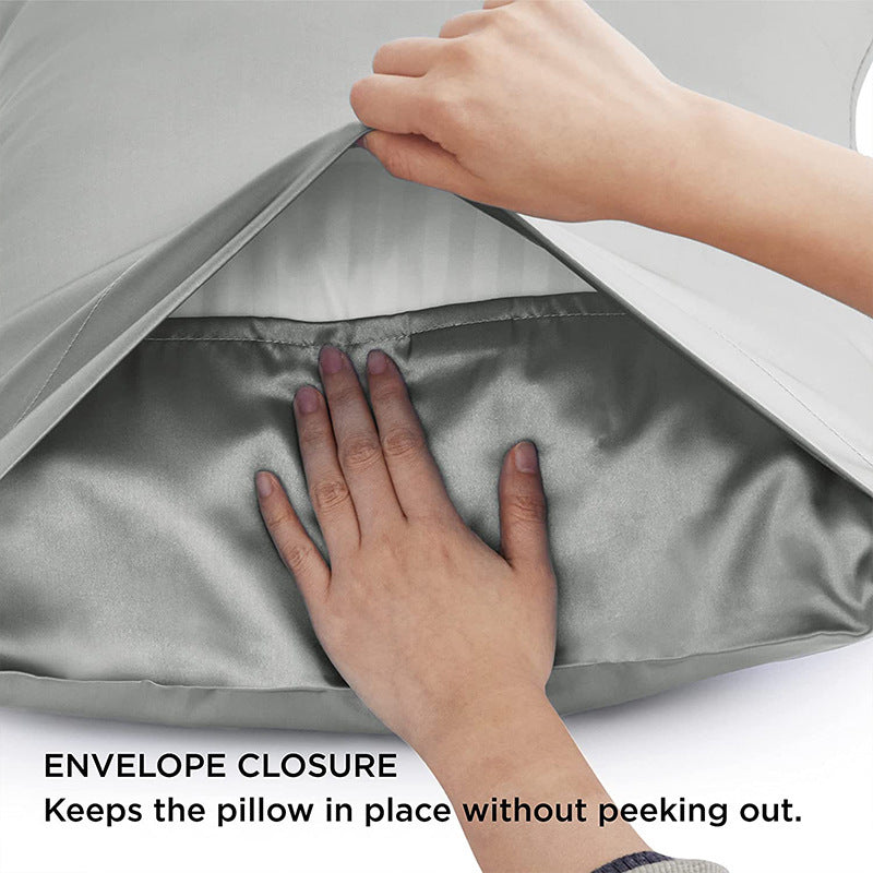 Solid Color Silk Envelope Pillowcase