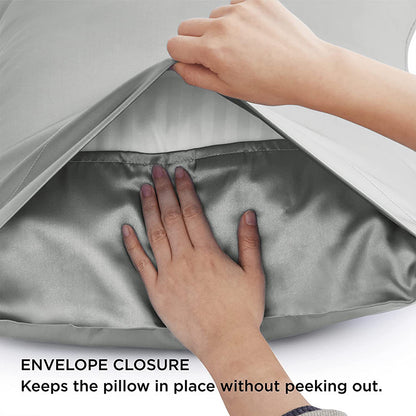 Solid Color Silk Envelope Pillowcase