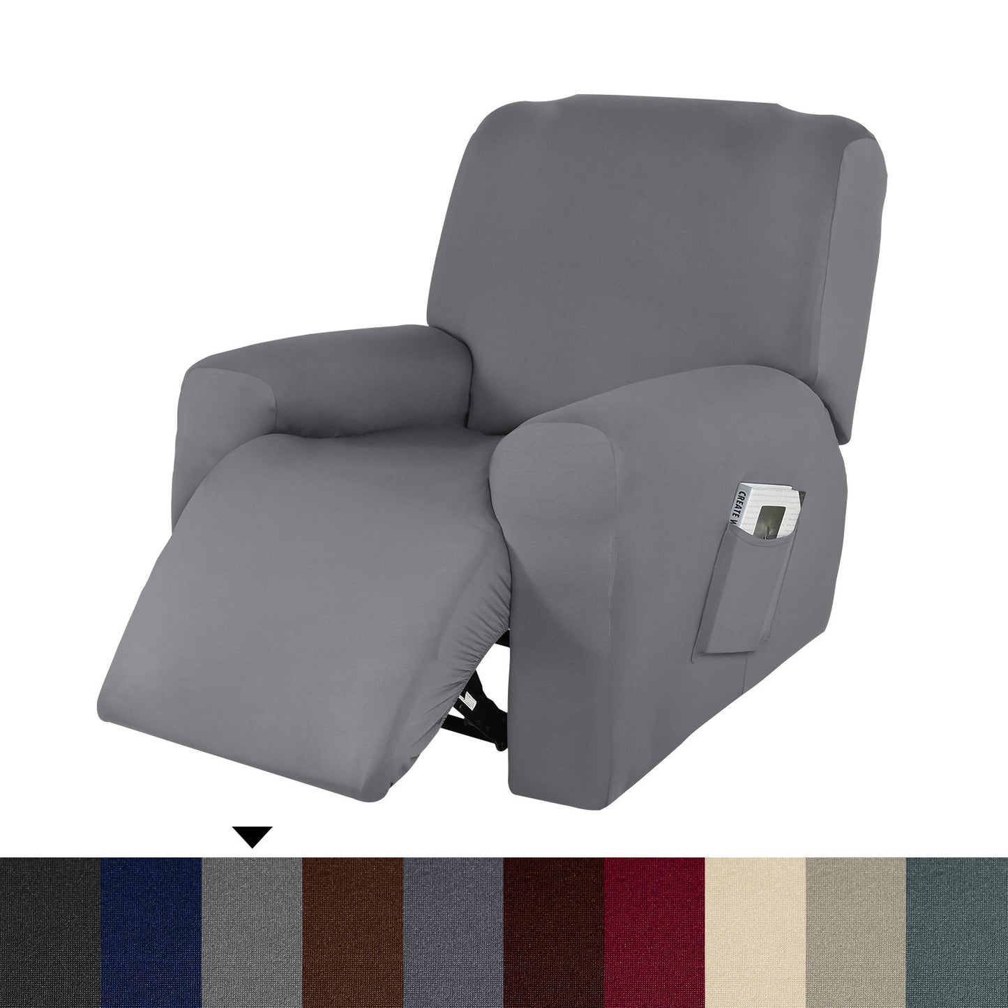 Household Milk Silk Recliner Sofa Cover