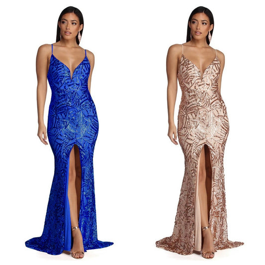 Lunaris Prism Gown