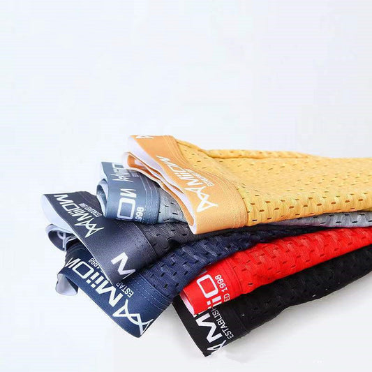 Home Fashion Men's Ice Silk Boxer Pants