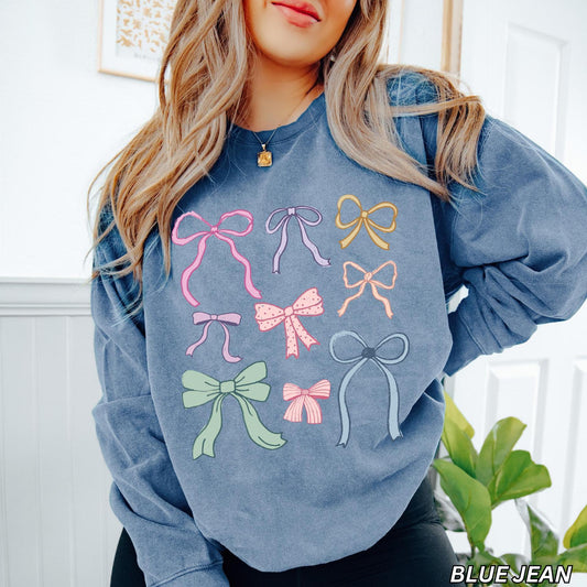 RibbonGlow Cozy Bow Top