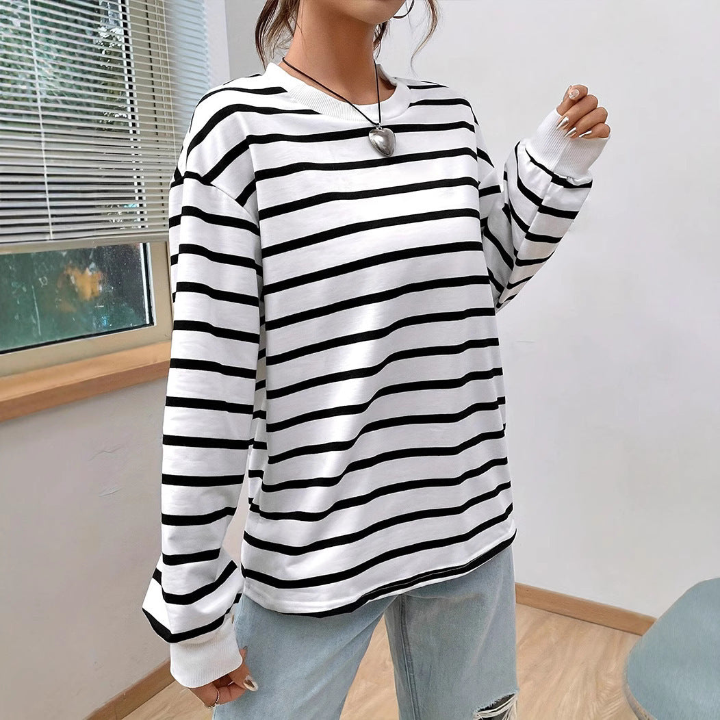 VintageEase Stripe Tee