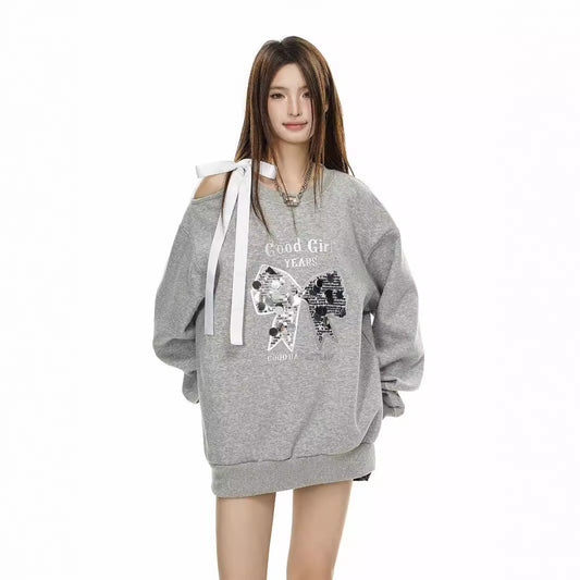 PrintEase™ Relaxed Round-Neck Sweater