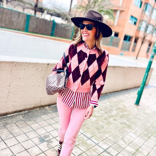 Quilta Rhomb Knit Coat
