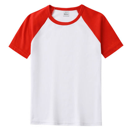 Summer Camp Ice Silk Cotton T-shirt Short Sleeve