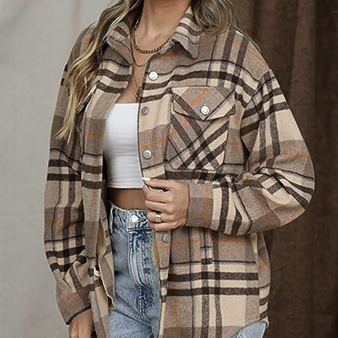 Havenwood Plaid Coatigan