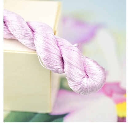 Silk Thread Hand Embroidered Embroidery Cross Purple
