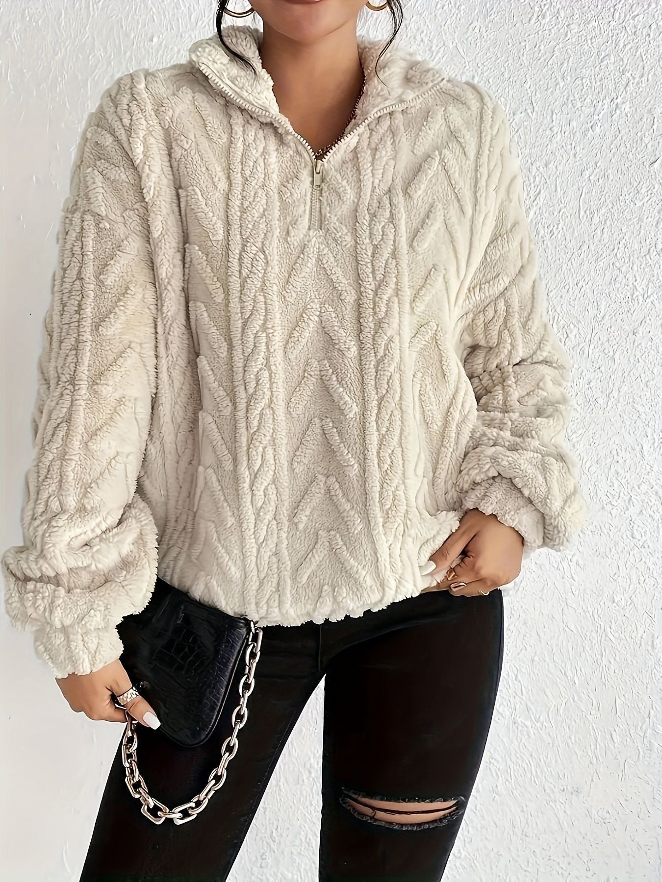 LatteLuxe Double-Sided Pullover