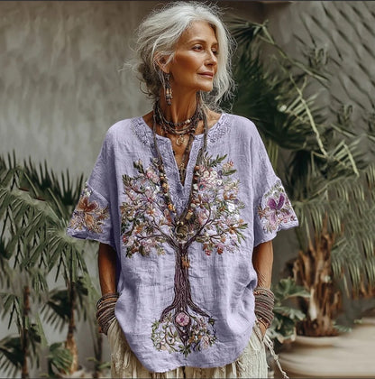 Vistara 3D Bloom Top