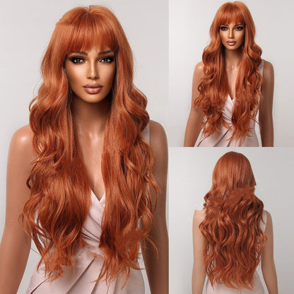 Fluffy Fashionable High-temperature Silk Wig