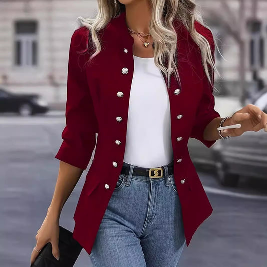 NordicGrace Double-Breasted Jacket