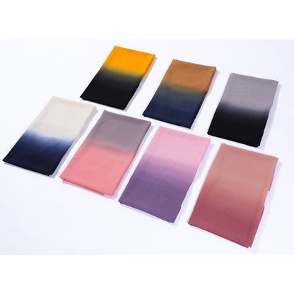 Pearl Chiffon Hand-Painted Gradient Silk Scarf