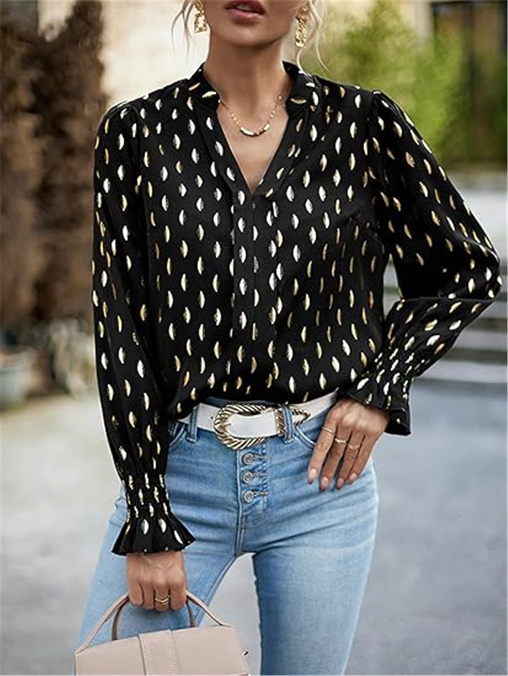 Aurelia GildGlow Blouse
