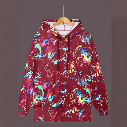 Chromara Hooded Print Sweatshirt