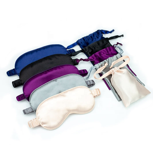 Artificial silk eye mask