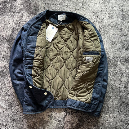 DenimEra™ Retro Collarless Unisex Coat