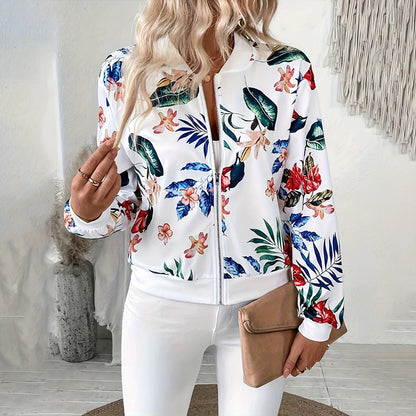 BotaniChic Zip-Up Jacket