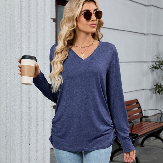 EaseLuxe V-Neck Pullover