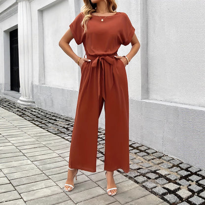 Calyra BeltedGrace Jumpsuit