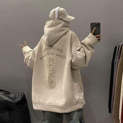 Veloura Suede Hoodie