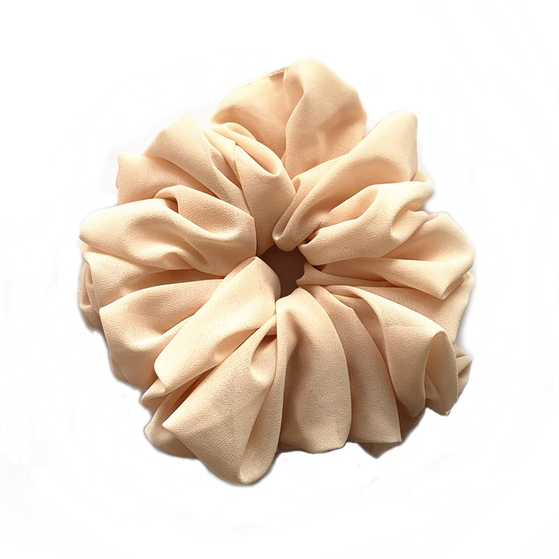 Big Head Bouquet Chiffon Large Intestine Ring Hair Ring