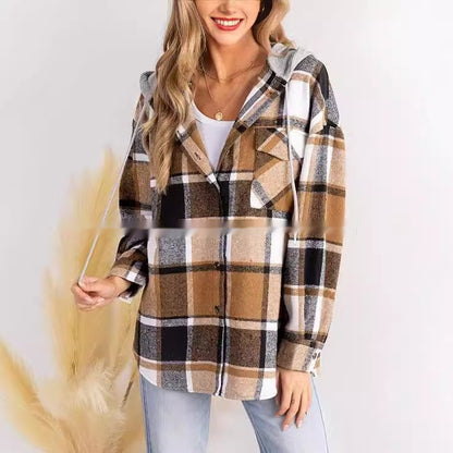 Highland Luxe Oversized Plaid Coat