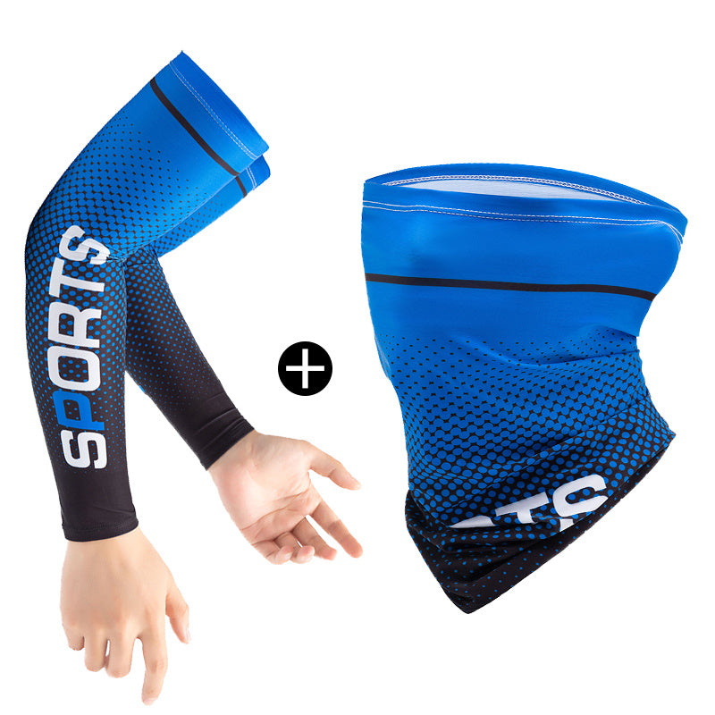 Sports Ice Silk Sunscreen Mask Summer Women