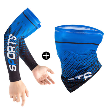 Sports Ice Silk Sunscreen Mask Summer Women