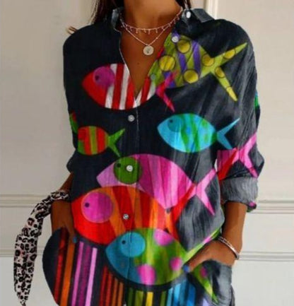3D Floral Summer Shirt