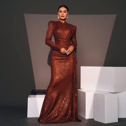 Opaline Ember Gown