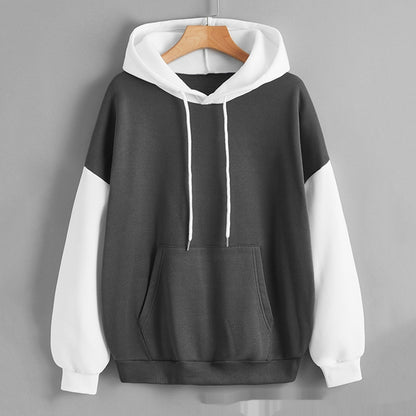 SpringEase Patchwork Hoodie Coat