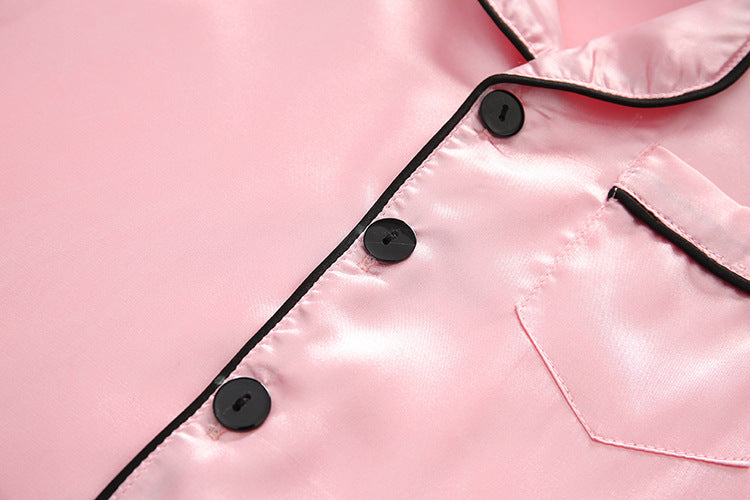 Children's Pajamas Set Summer Ice Silk Thin