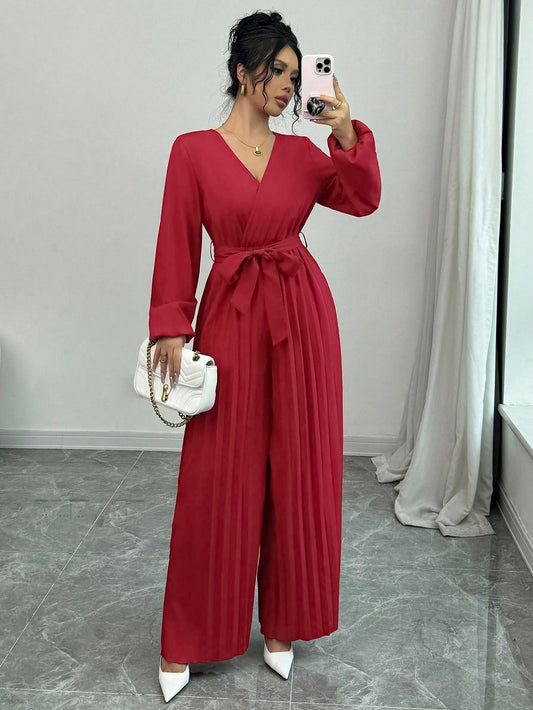 Vermillion Curve Jumpsuit