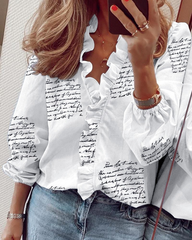 Elaris Ruffle Blouse