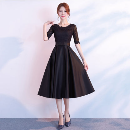 Noir Élan Gown