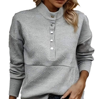 EternaChic Stand Collar Sweater