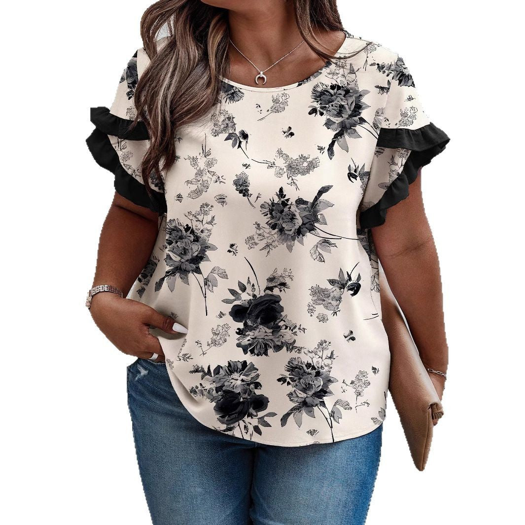 PleatAura Stitch Tee