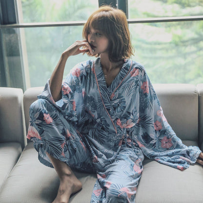 Light cotton silk soft pajamas