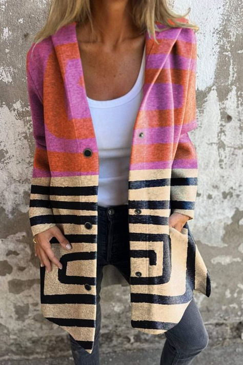 CozyWeave Long Knit Coat