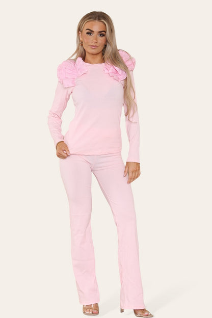 FlutterEase Ribbed Lounge Set