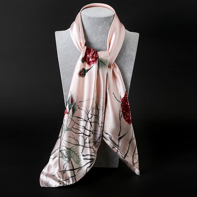 Spring And Autumn All-match Chiffon Silk Sunscreen Shawl