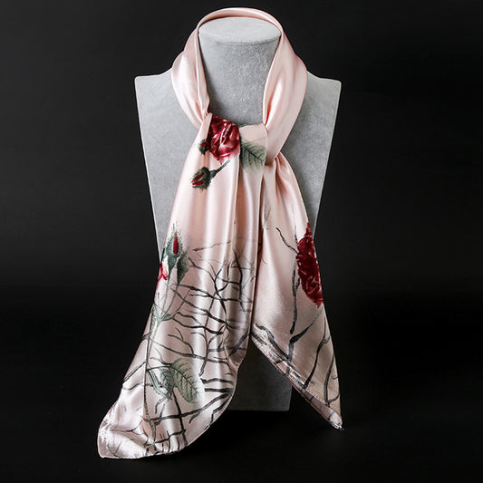 Spring And Autumn All-match Chiffon Silk Sunscreen Shawl