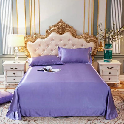 Household Double-sided Ice Silk Bed Sheet Bedding
