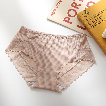 Ice silk seamless daisy briefs