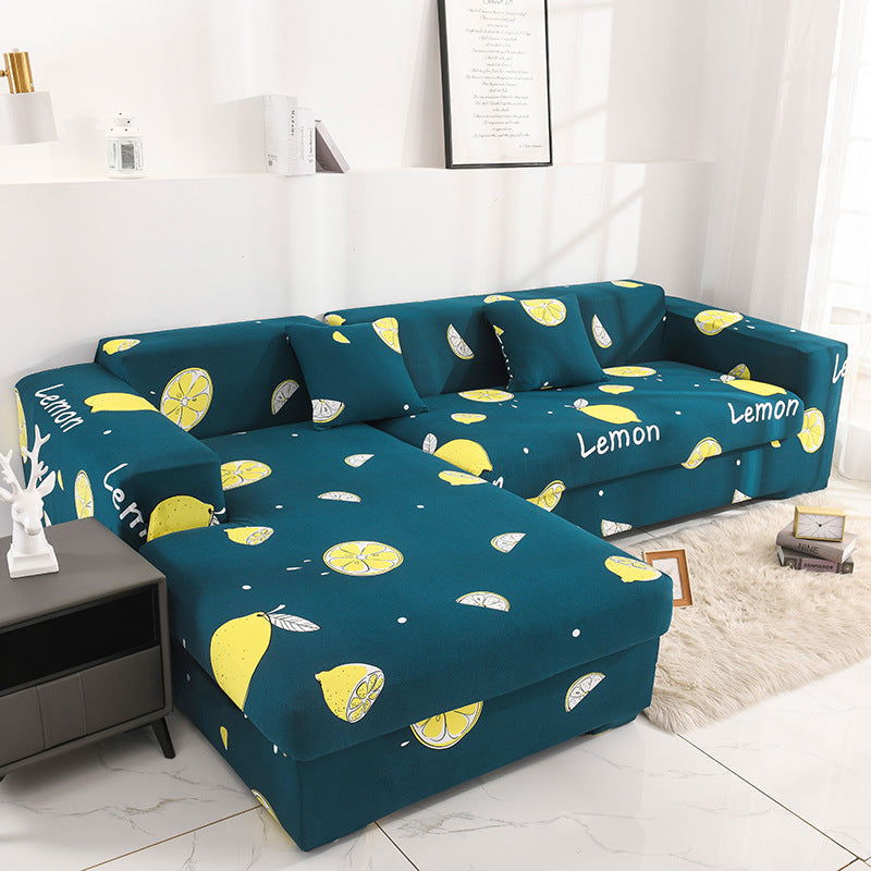 Printed all-inclusive milk silk sofa cover