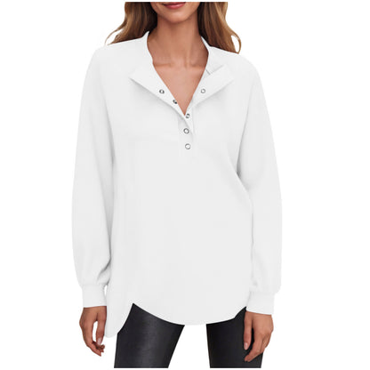 SeraLuxe Buttoned Charm Top