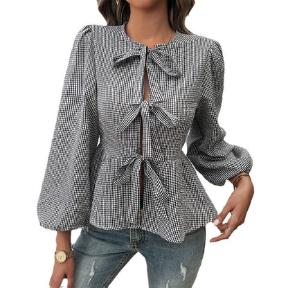 ElanTide Contrast Tie Shirt