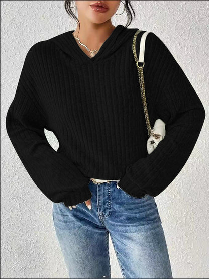 Stratura Hooded Stripe Knit
