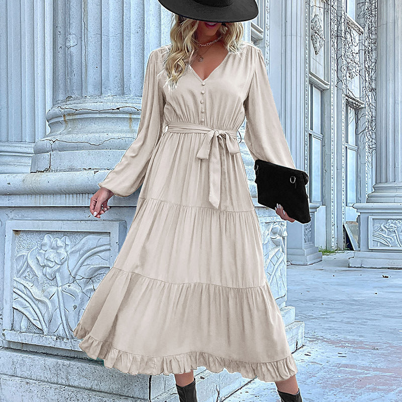 Elowen Drape Long Sleeve Dress